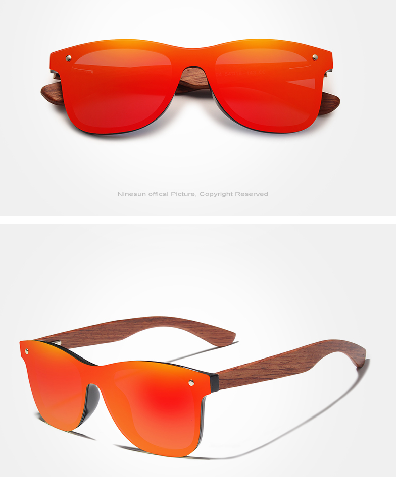 Natural-Wood Sonnenbrille (Ninesun Edition)