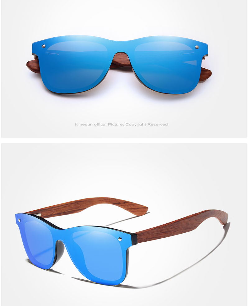 Natural-Wood Sonnenbrille (Ninesun Edition)