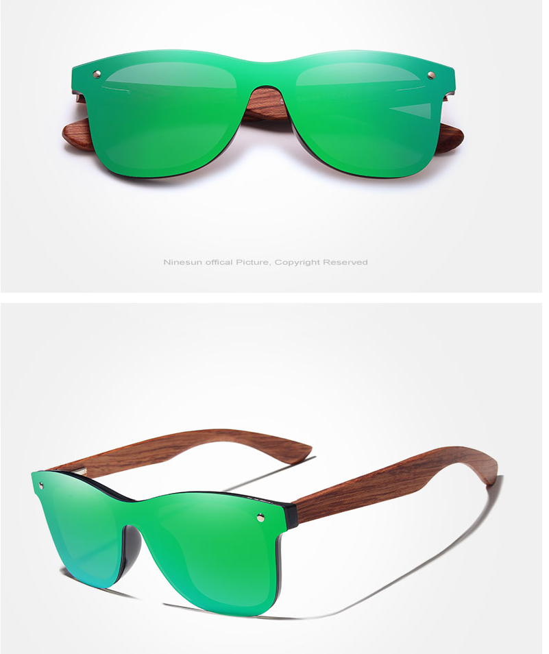 Natural-Wood Sonnenbrille (Ninesun Edition)