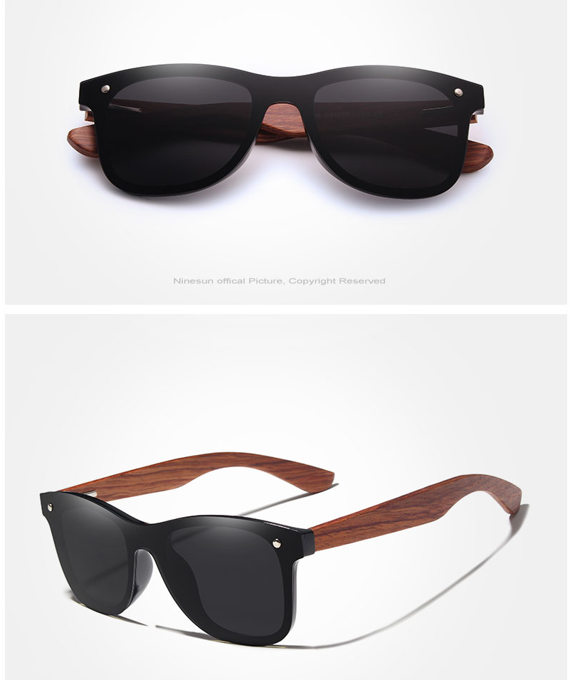Natural-Wood Sonnenbrille (Ninesun Edition)