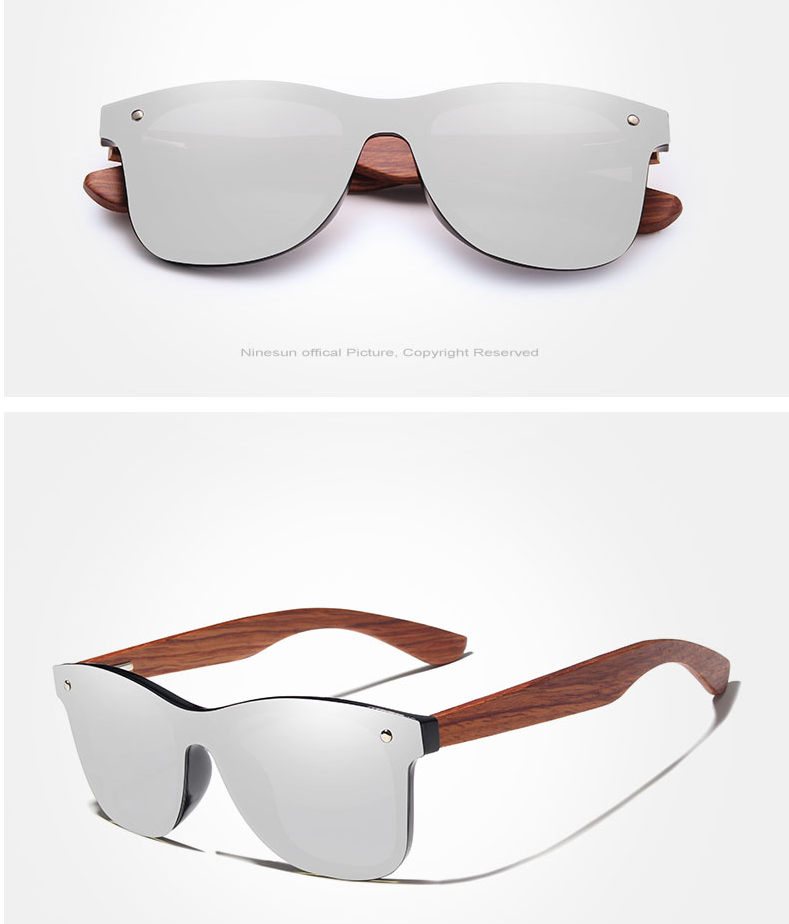 Natural-Wood Sonnenbrille (Ninesun Edition)