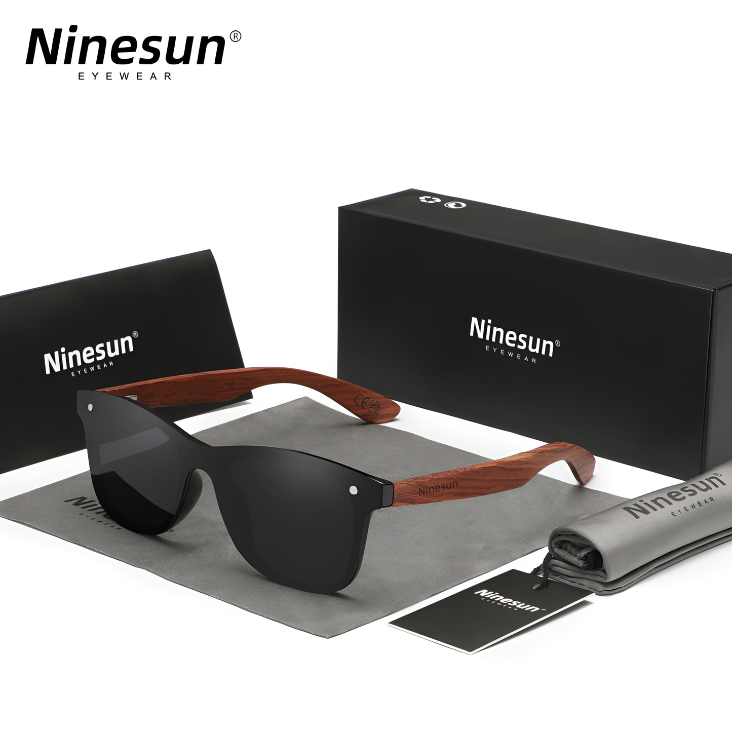 Natural-Wood Sonnenbrille (Ninesun Edition)