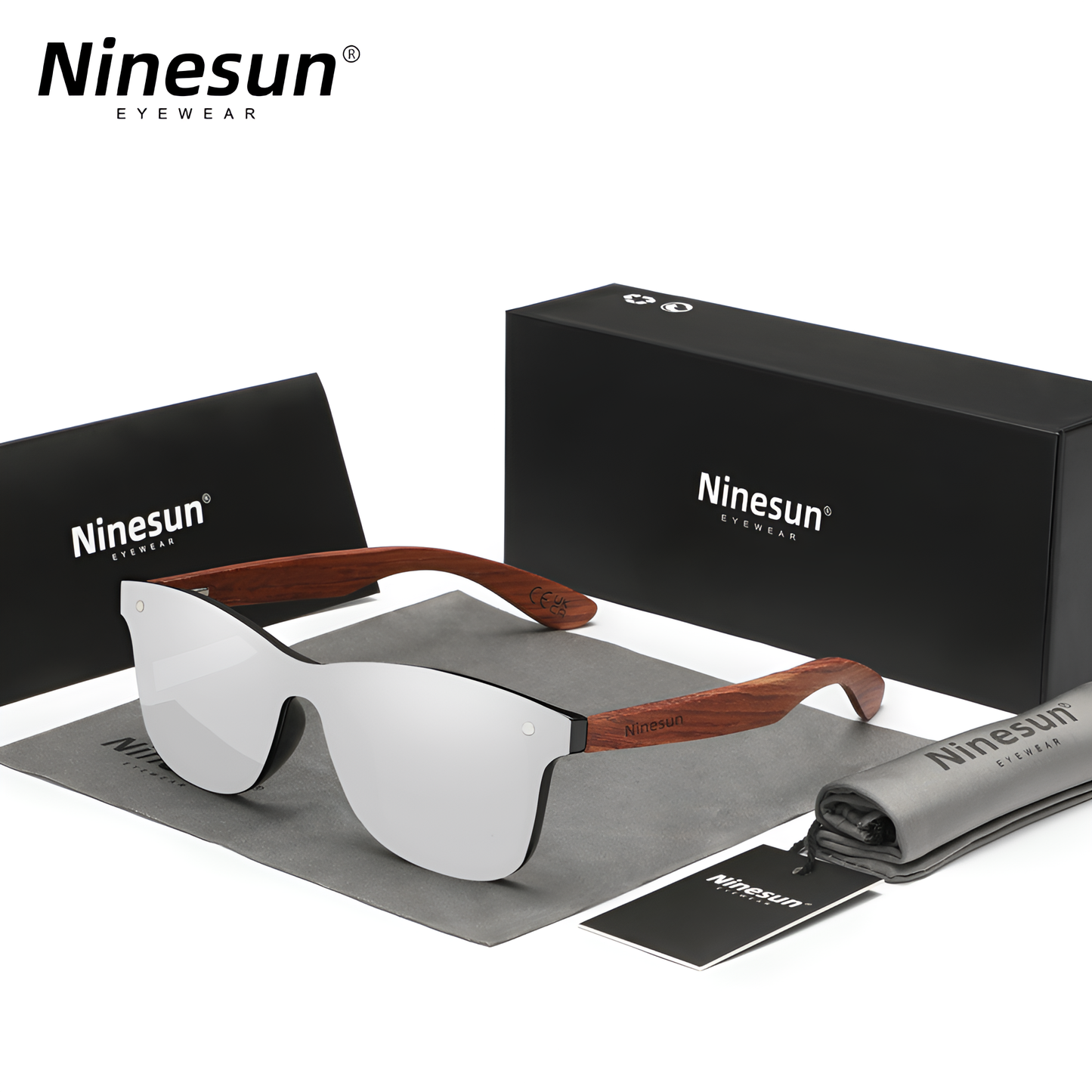 Natural-Wood Sonnenbrille (Ninesun Edition)