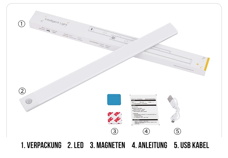 IntelligentLight⢠Wand-LED mit Bewegungssensor