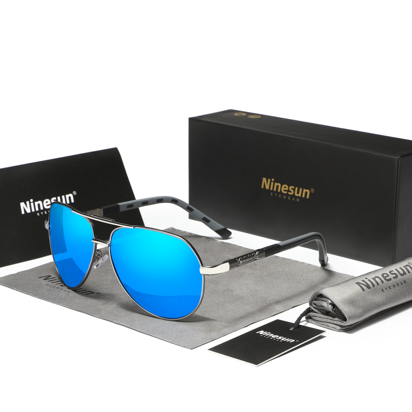Vintage Aviator Sonnenbrille (Ninesun Edition)