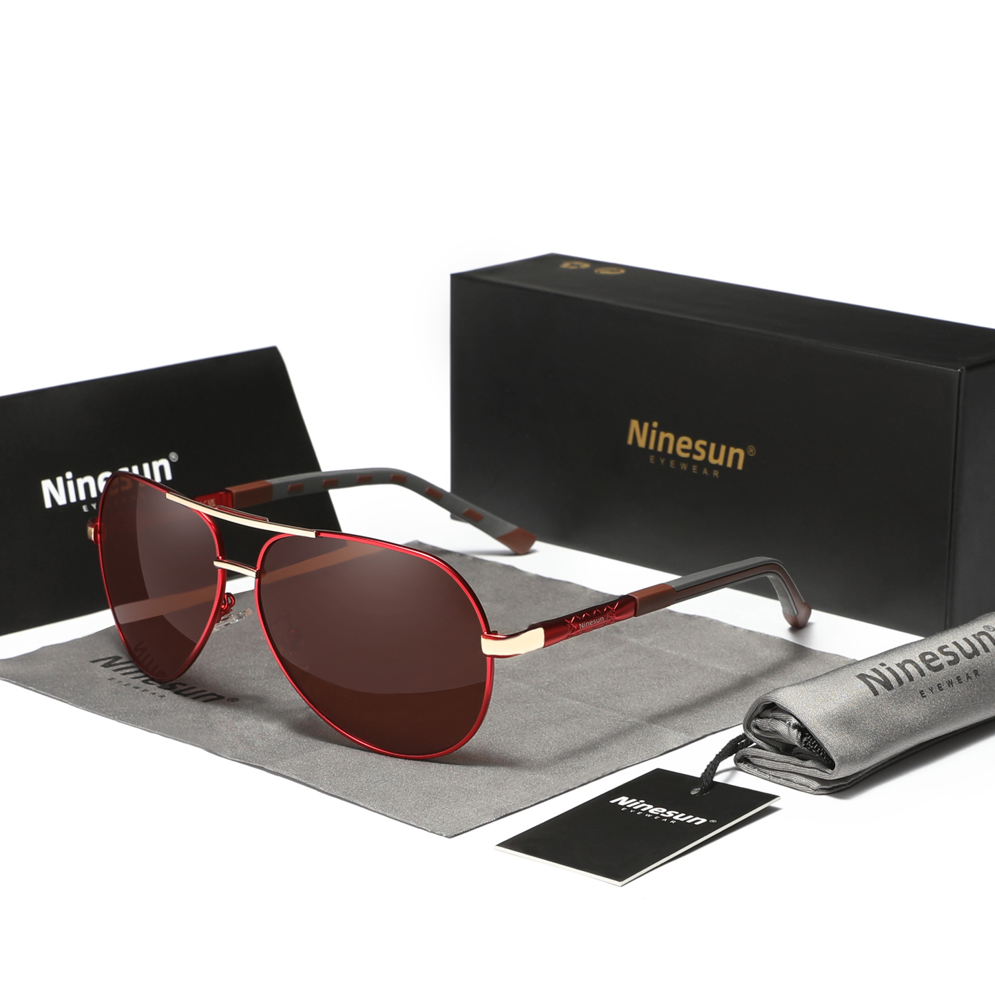 Vintage Aviator Sonnenbrille (Ninesun Edition)