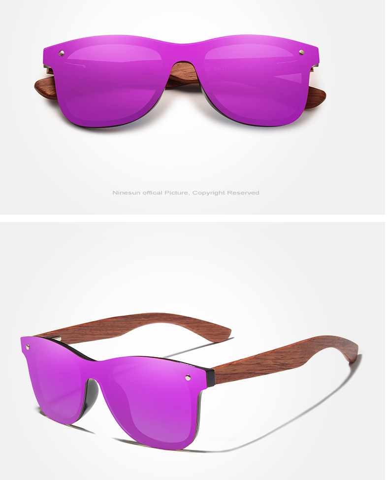 Natural-Wood Sonnenbrille (Ninesun Edition)