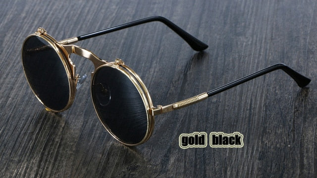 Steampunk Flip Sonnenbrille
