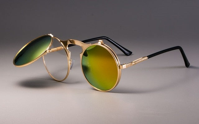 Steampunk Flip Sonnenbrille